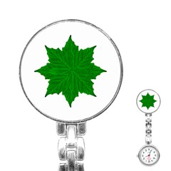 Decorative Ornament Isolated Plants Stainless Steel Nurses Watch