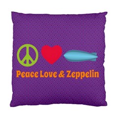 Peace Love & Zeppelin Cushion Case (single Sided) 