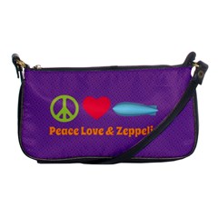 Peace Love & Zeppelin Evening Bag by SaraThePixelPixie