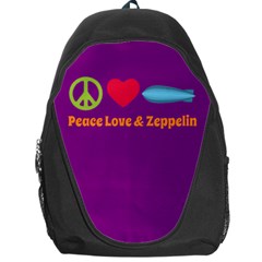 Peace Love & Zeppelin Backpack Bag