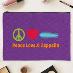 Peace Love & Zeppelin Cosmetic Bag (xxxl)