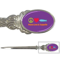 Peace Love & Zeppelin Letter Opener