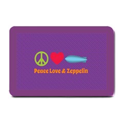 Peace Love & Zeppelin Small Door Mat