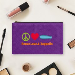 Peace Love & Zeppelin Cosmetic Bag (medium)