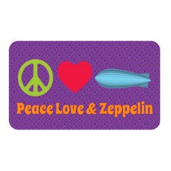 Peace Love & Zeppelin Memory Card Reader (rectangular)