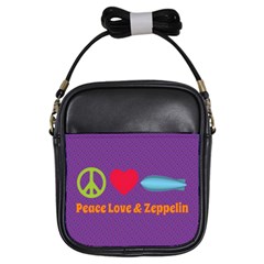 Peace Love & Zeppelin Girl s Sling Bag