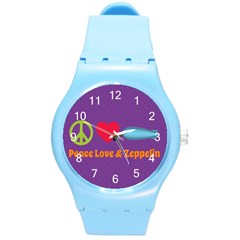 Peace Love & Zeppelin Plastic Sport Watch (medium)