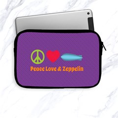 Peace Love & Zeppelin Apple Ipad Mini Zippered Sleeve by SaraThePixelPixie