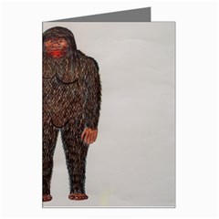 Big Foot & Phonebox  Greeting Card by creationtruth