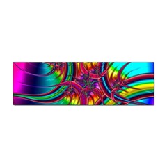 Abstract Neon Fractal Rainbows Bumper Sticker 10 Pack by StuffOrSomething