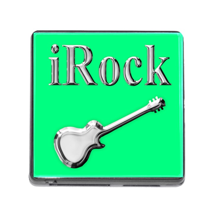 iRock Memory Card Reader with Storage (Square)