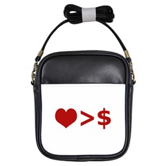 Love Is More Than Money Girl s Sling Bag