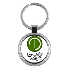 Work Schedule Concept Illustration Key Chain (round) by dflcprints