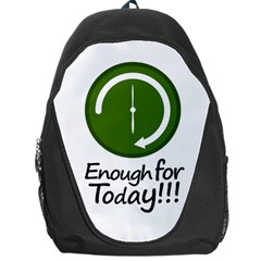 Work Schedule Concept Illustration Backpack Bag by dflcprints