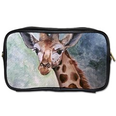 Giraffe Travel Toiletry Bag (one Side) by ArtByThree