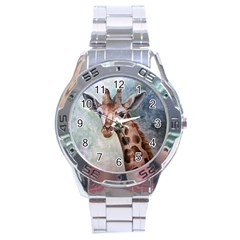 Giraffe Stainless Steel Watch