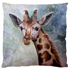 Giraffe Large Cushion Case (single Sided) 