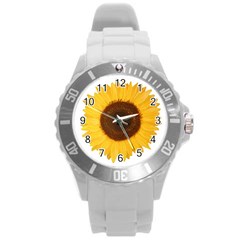 Sunflower Plastic Sport Watch (large) by sdunleveyartwork