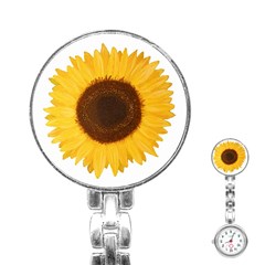 Sunflower Stainless Steel Nurses Watch by sdunleveyartwork