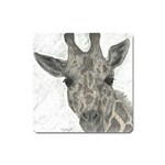 Giraffe Magnet (Square) Front