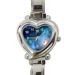 Amazing Universe Heart Italian Charm Watch 