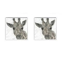 Giraffe Cufflinks (square)