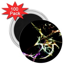 Futuristic Abstract Dance Shapes Artwork 2 25  Button Magnet (100 Pack) by dflcprints