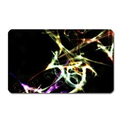 Futuristic Abstract Dance Shapes Artwork Magnet (rectangular) by dflcprints