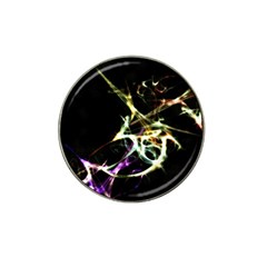 Futuristic Abstract Dance Shapes Artwork Golf Ball Marker 4 Pack (for Hat Clip)