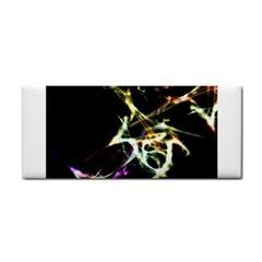 Futuristic Abstract Dance Shapes Artwork Hand Towel by dflcprints