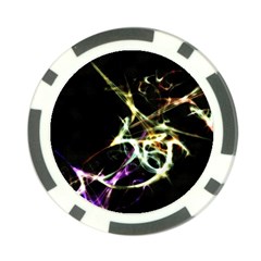 Futuristic Abstract Dance Shapes Artwork Poker Chip (10 Pack)