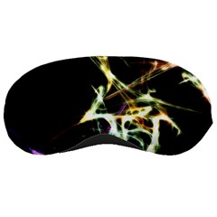 Futuristic Abstract Dance Shapes Artwork Sleeping Mask by dflcprints