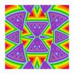 Trippy Rainbow Triangles Glasses Cloth (Medium) Front