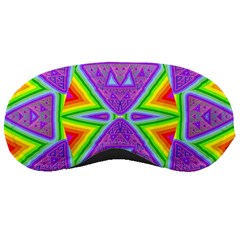 Trippy Rainbow Triangles Sleeping Mask