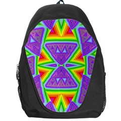 Trippy Rainbow Triangles Backpack Bag