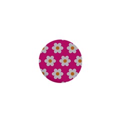 Daisies 1  Mini Button Magnet