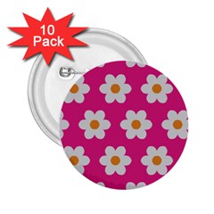 Daisies 2 25  Button (10 Pack) by SkylineDesigns