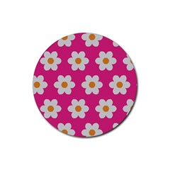 Daisies Drink Coasters 4 Pack (round)