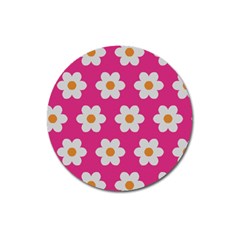 Daisies Magnet 3  (round)