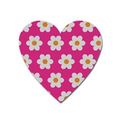 Daisies Magnet (heart)