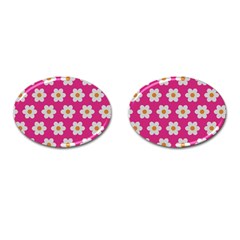 Daisies Cufflinks (oval) by SkylineDesigns