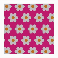 Daisies Glasses Cloth (medium, Two Sided)