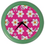 Daisies Wall Clock (Color) Front