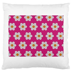 Daisies Large Cushion Case (two Sided)  by SkylineDesigns