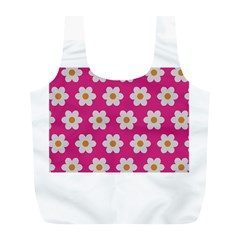 Daisies Reusable Bag (l) by SkylineDesigns