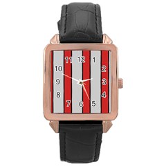 Image Rose Gold Leather Watch 