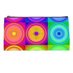 Retro Circles Pencil Case