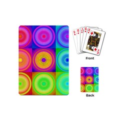 Retro Circles Playing Cards (mini)