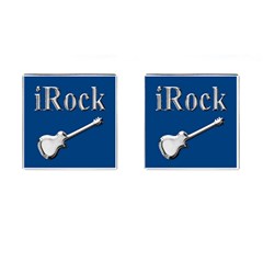 Irock Cufflinks (square) by SaraThePixelPixie