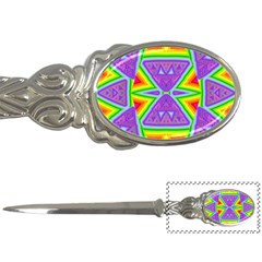 Trippy Rainbow Triangles Letter Opener by SaraThePixelPixie